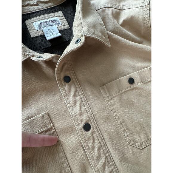 Vintage LL Bean Barn Jacket Mens XL Fleece Lined Canvas Coat Katahdin Iron Works - Picture 10 of 15